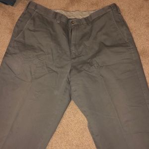 gray khakis